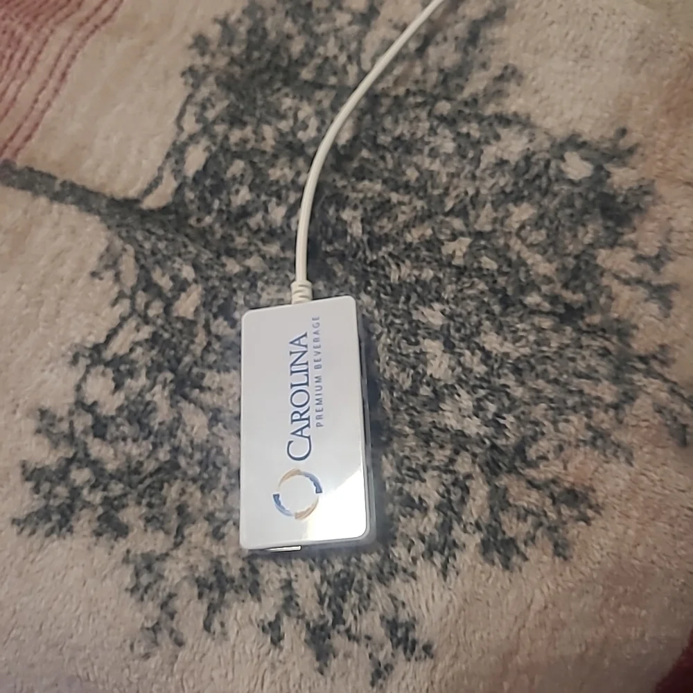 White Portable Charger